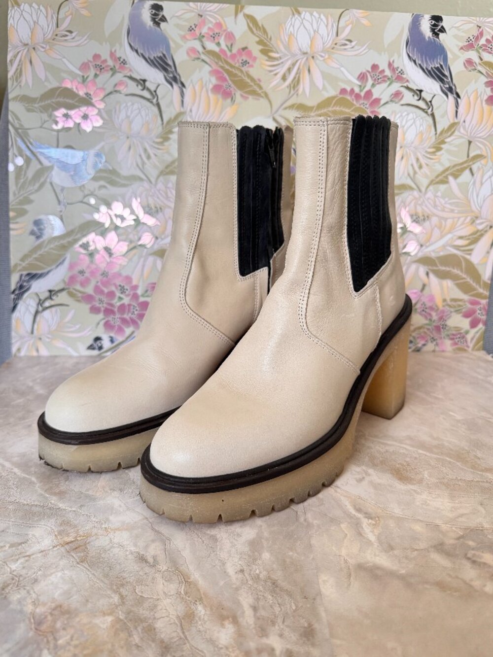 Free People James Chelsea Boots in White